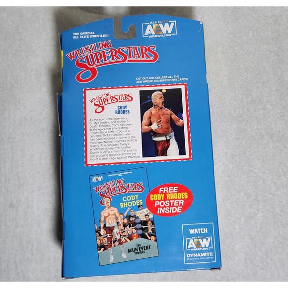 AEW 7.5" Cody Rhodes Series 1 Chase Variant Wrestling Superstars Walmart Excl. - Picture 8 of 11